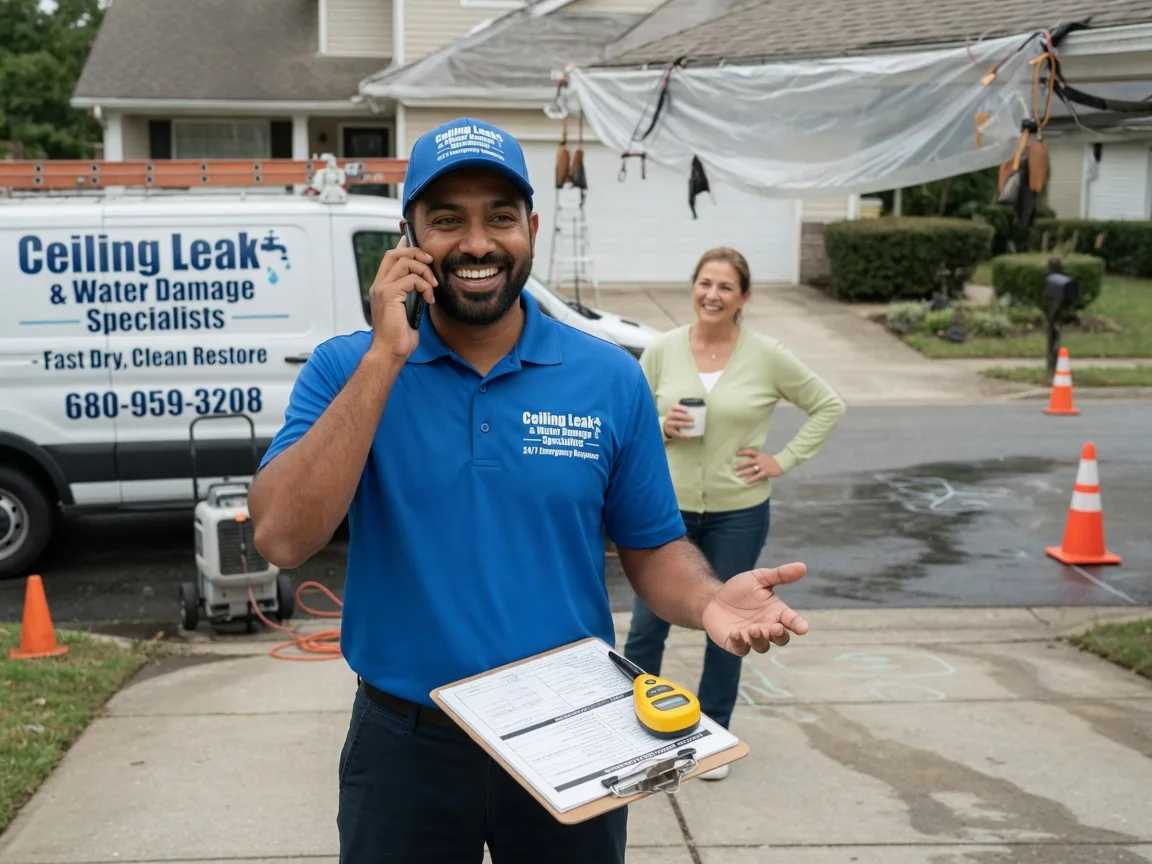 Ceiling Leak Cleanup Hineston, LA FAQs
