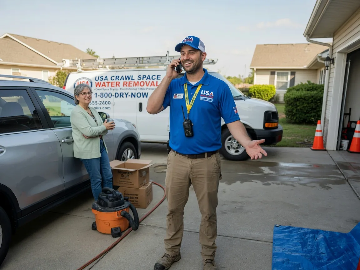 Crawl Space Water Removal Hineston, LA FAQs
